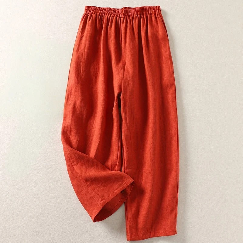 Leinen Hose mit Relaxed Fit (1 Kaufen, 1 GRATIS dazu)