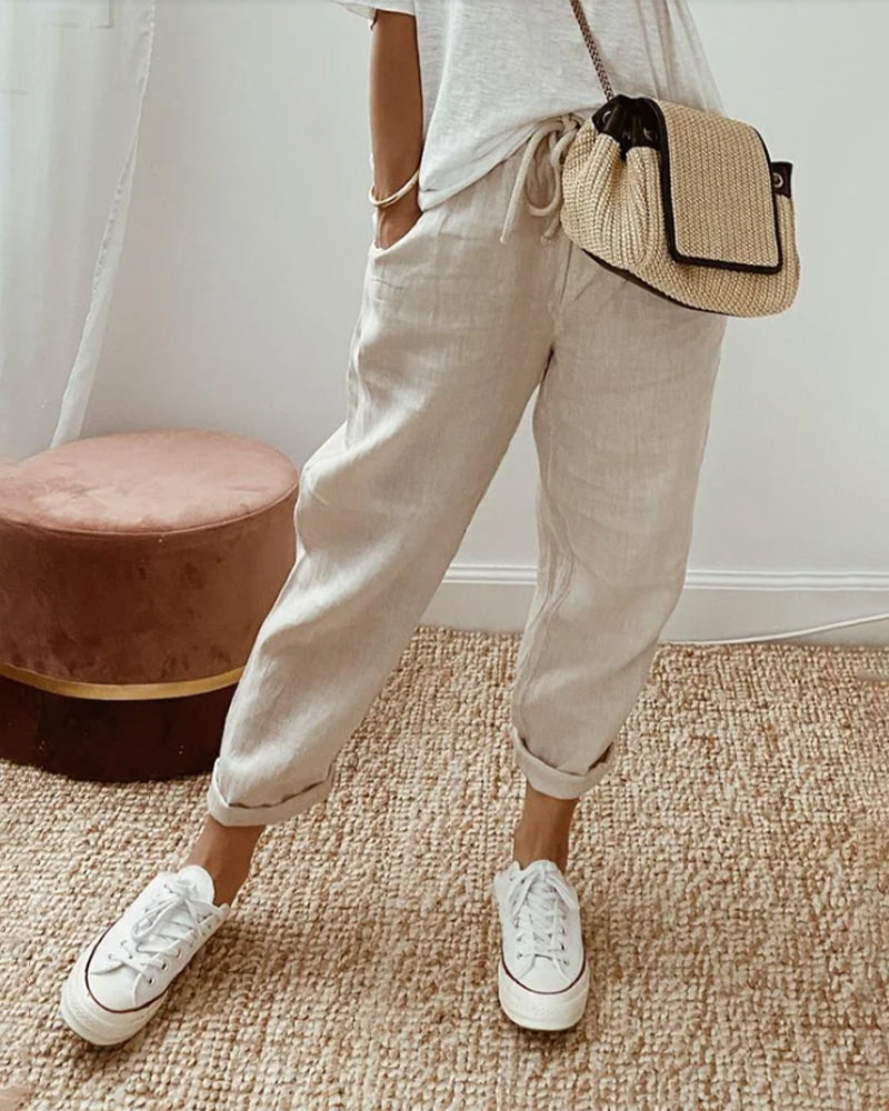Atmungsaktive Leinenhose (1 Kaufen, 1 GRATIS dazu)