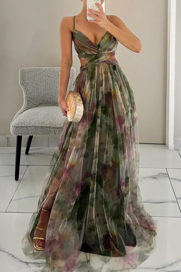 Chiffon Maxi Kleid