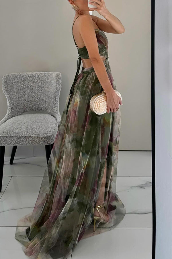 Chiffon Maxi Kleid