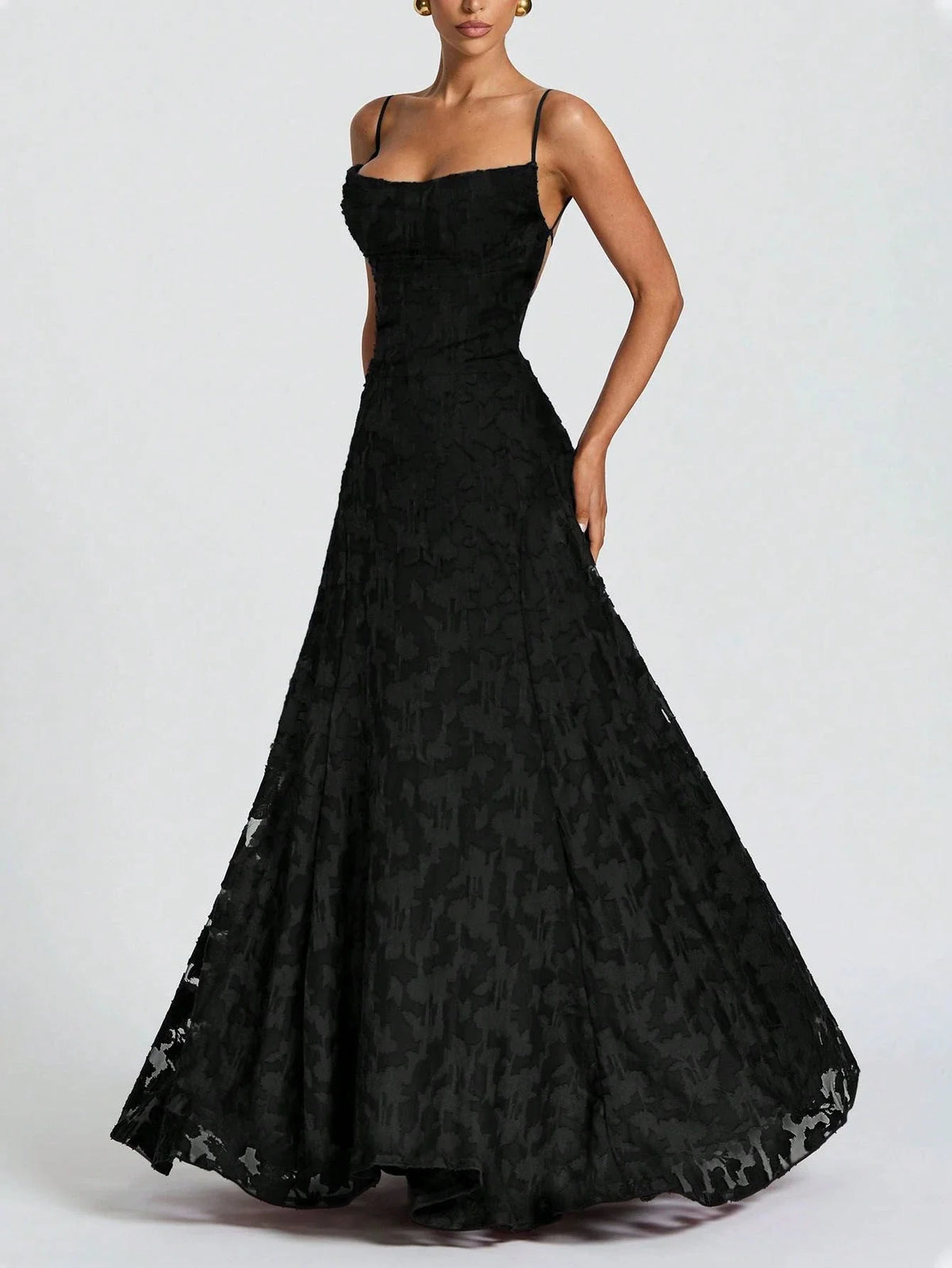 SOFIA | Elegantes Spitzen Maxi Kleid