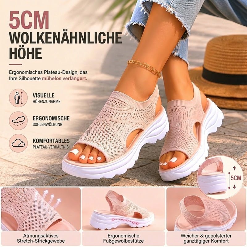 Atmungsaktive Mesh-Sandalen für Damen