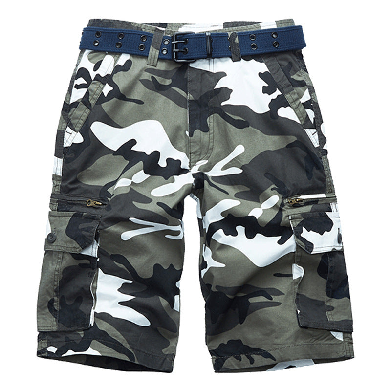 Lässige Strand CamouflageBaumwollshorts für Herren (1 kaufen, 1 GRATIS dazu)