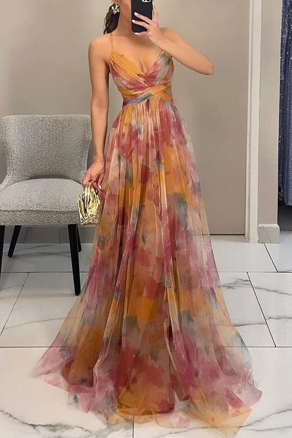 Chiffon Maxi Kleid