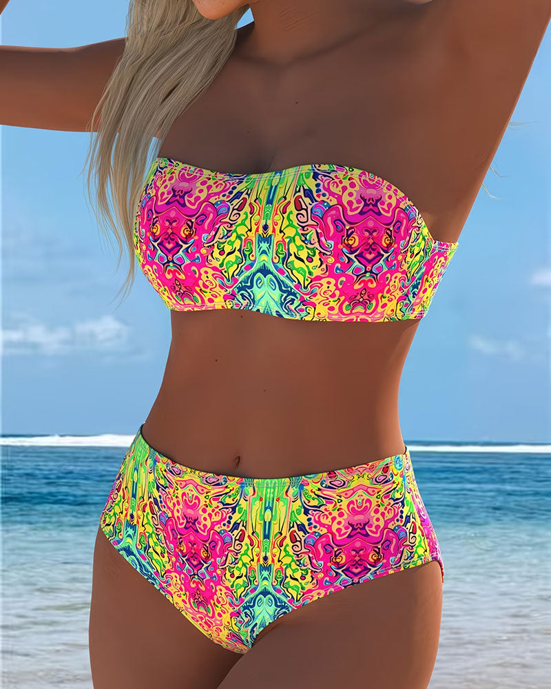 Aurelia | Damen Bikini mit Print