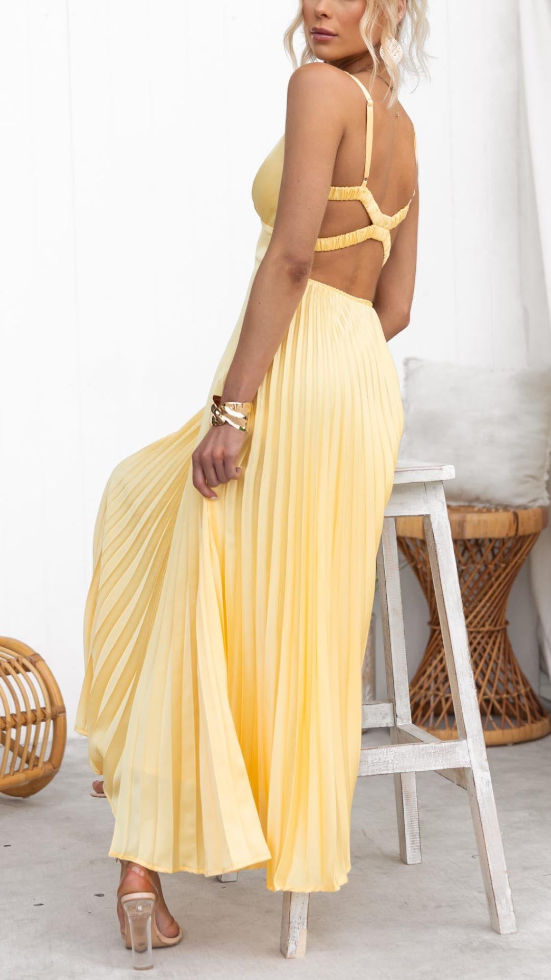 Stilvolles Maxikleid mit Zartem Fall
