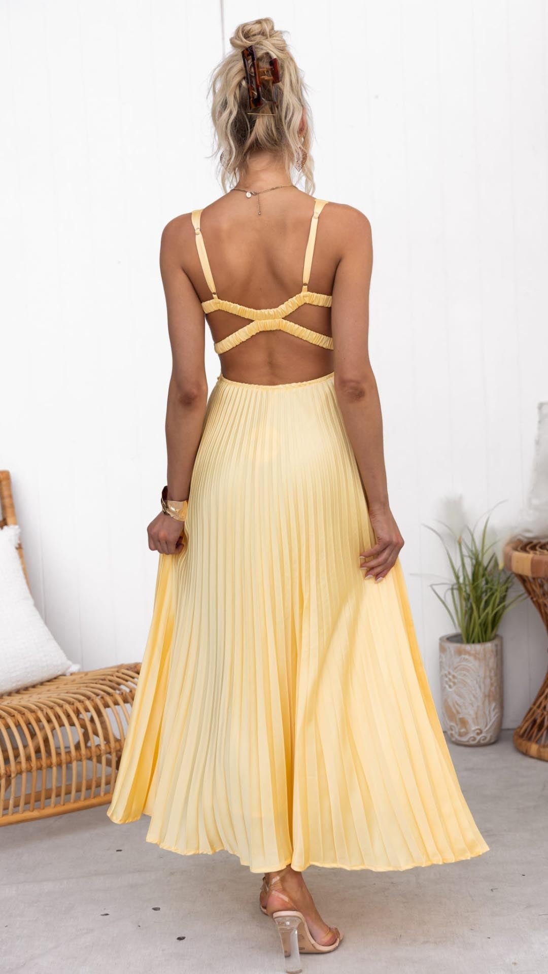 Stilvolles Maxikleid mit Zartem Fall