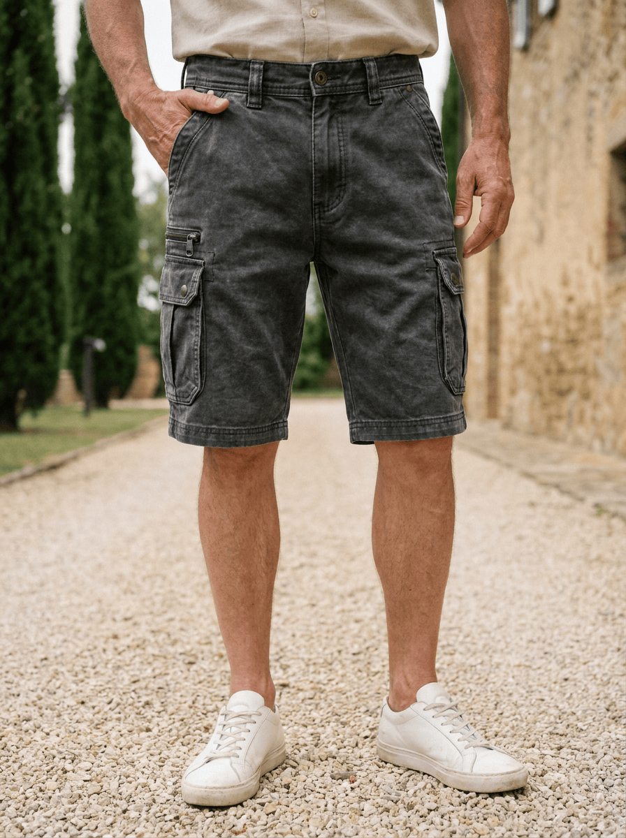 Funktionale Denim Cargo-Shorts (1 Kaufen, 1 GRATIS dazu)