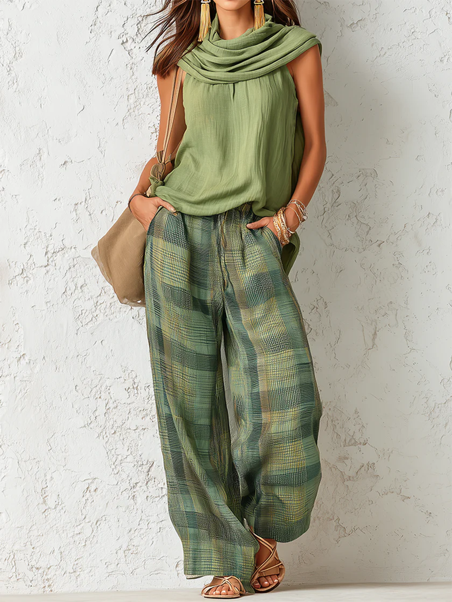 Elegantes Boho-Zweiteiler-Set für Damen
